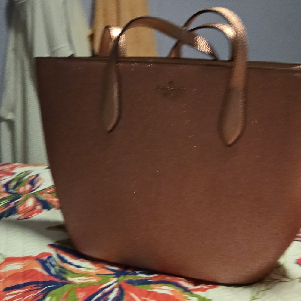 Elegant Rose Gold Tote Bag
